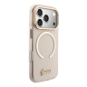Guess для iPhone 17 Pro Max чехол IML Script Metal logo and Camera Hard Pink (MagSafe)