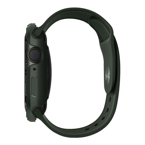 Чехол Uniq Valencia aluminium для Apple Watch 45/44 мм, зеленый