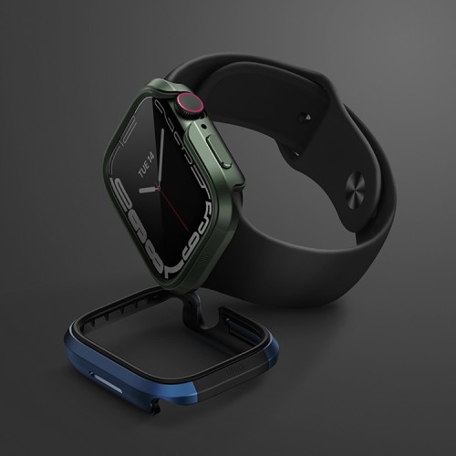 Чехол Uniq Valencia aluminium для Apple Watch 45/44 мм, зеленый