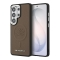 Karl Lagerfeld для Galaxy S26 Ultra чехол PU Debossed Initials Metal camera Hard Brown (MagSafe)