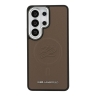 Karl Lagerfeld для Galaxy S26 Ultra чехол PU Debossed Initials Metal camera Hard Brown (MagSafe)