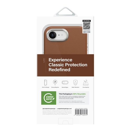 Uniq для iPhone 17e/16e чехол Lyden Caramel (Magsafe)