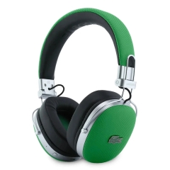 Lacoste наушники беспроводные накладные Bluetooth HP LH03 ENC Over-ear Lacquer logo Estragon green