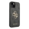 Чехол Guess 4G Big metal logo Hard для iPhone 14, серый