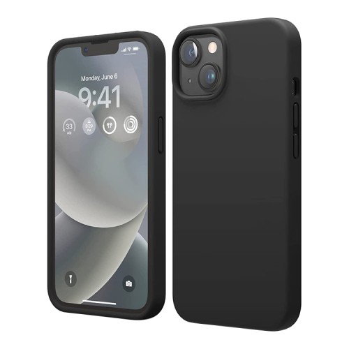 Чехол Elago Soft Silicone для iPhone 14, черный