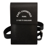 Сумка Lagerfeld Wallet Phone Bag PU Saffiano RSG logo для смартфонов, черная