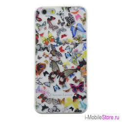 Чехол Christian Lacroix Butterfly для iPhone 6 Plus/6s Plus, белый