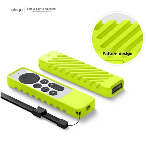 Elago для пульта Apple TV 2021/22 чехол R3 Protective case Neon Yellow