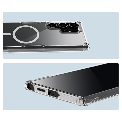 Nillkin для Galaxy S24 Ultra чехол Nature TPU Pro Magnetic, прозрачный
