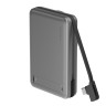 EnergEA АКБ MagPac PRO, 10000W Magsafe 15W USB-C 20W with cable and Stand Gun/Black