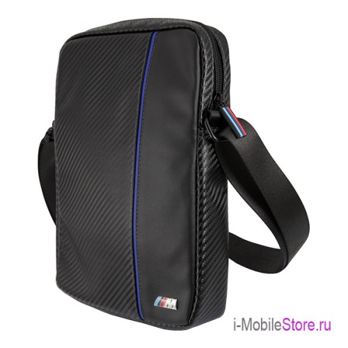 Сумка BMW M Collection Bag для планшета до 10 дюймов, черный/синяя полоса