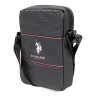 U.S. Polo Assn. для планшетов 8" сумка Tablet Bag Textured pattern Double Horse logo Black