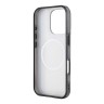 AMG для iPhone 16 Pro Max чехол PC/TPU Double layer Bow Lines White (MagSafe)