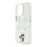 Karl Lagerfeld для iPhone 16 Pro чехол PC/TPU NFT Karl&Choupette Bodies прозрачный (MagSafe)