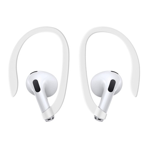 Uniq для Airpods 4 чехол NEXO Liquid silicone +carabin +Sports ear hooks Pacific Blue