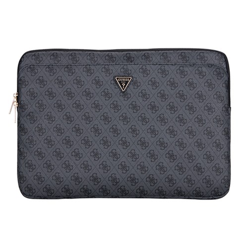 Guess для ноутбуков 16" чехол 4G Bag with Zipper pocket Triangle metal logo Black