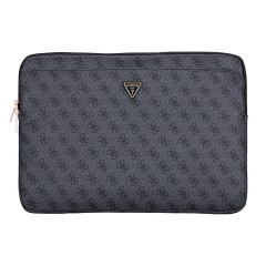 Guess для ноутбуков 16" чехол 4G Bag with Zipper pocket Triangle metal logo Black