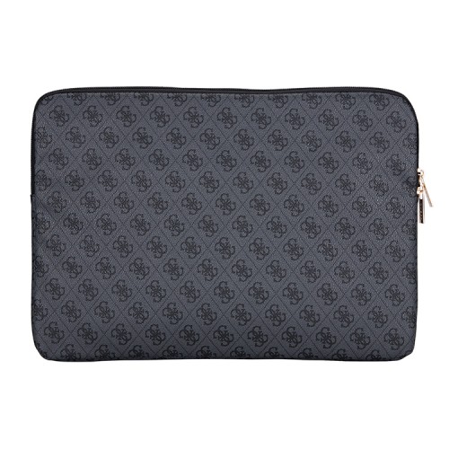 Guess для ноутбуков 16" чехол 4G Bag with Zipper pocket Triangle metal logo Black