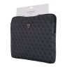 Guess для ноутбуков 16" чехол 4G Bag with Zipper pocket Triangle metal logo Black