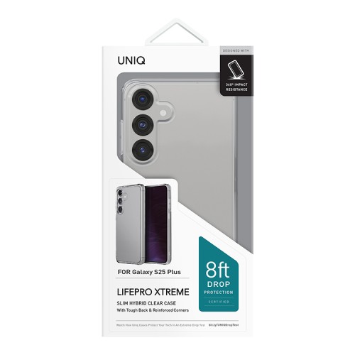 Uniq для Galaxy S25+ чехол LifePro Xtreme Clear