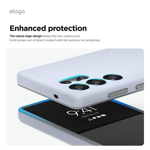 Elago для Galaxy S25 Ultra чехол GLIDE (tpu+pc) Light Blue/Medium Grey (Magnetic)