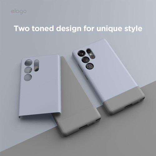Elago для Galaxy S25 Ultra чехол GLIDE (tpu+pc) Light Blue/Medium Grey (Magnetic)