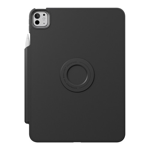 Uniq чехол для iPad Pro 13 (2024) ROVUS SnapMount Magnetic 360 Rotating Detachable Black