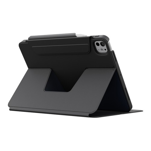 Uniq чехол для iPad Pro 13 (2024) ROVUS SnapMount Magnetic 360 Rotating Detachable Black