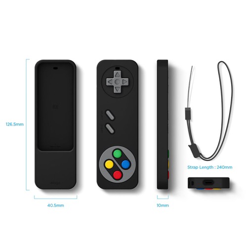 Чехол Elago R4 Retro case для пульта Apple TV (по 2020 г.), черный