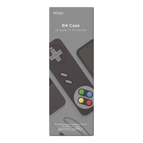 Чехол Elago R4 Retro case для пульта Apple TV (по 2020 г.), черный