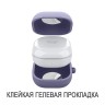 Силиконовый чехол Elago Silicone Hang case для Galaxy Buds 2/Live/Pro, Lavender Grey
