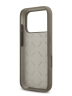 Guess для iPhone 17 Pro Max чехол Liquid silicone 4G Big and Script metal logo Hard Brown