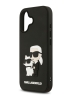 Karl Lagerfeld для iPhone 17 чехол 3D Rubber NFT Karl & Choupette Hard Black