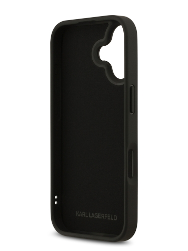Karl Lagerfeld для iPhone 17 чехол 3D Rubber NFT Karl & Choupette Hard Black