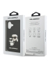 Karl Lagerfeld для iPhone 17 чехол 3D Rubber NFT Karl & Choupette Hard Black