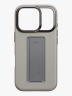 Uniq для iPhone 17 Pro чехол Heldro PRO Leatherette + FlexGrip & Camera stand Clay (MagSafe)