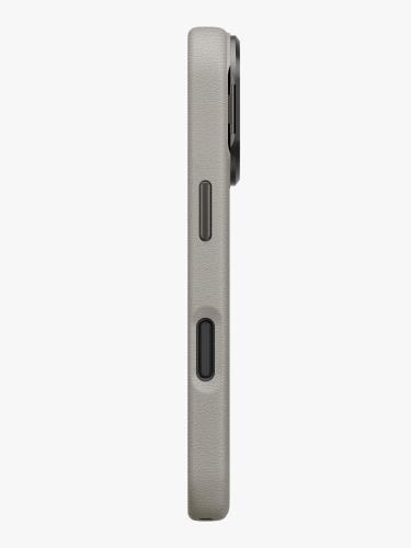 Uniq для iPhone 17 Pro чехол Heldro PRO Leatherette + FlexGrip & Camera stand Clay (MagSafe)