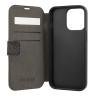 Чехол Guess PU 4G Big metal logo Booktype для iPhone 13 Pro Max, серый