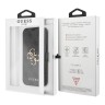Чехол Guess PU 4G Big metal logo Booktype для iPhone 13 Pro Max, серый
