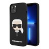 Чехол Karl Lagerfeld Liquid silicone Karl's Head для iPhone 13, черный