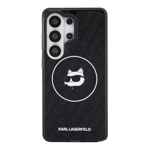 Karl Lagerfeld для Galaxy S26 Ultra чехол IML NFT Choupette Head on logo Hard Black (MagSafe)