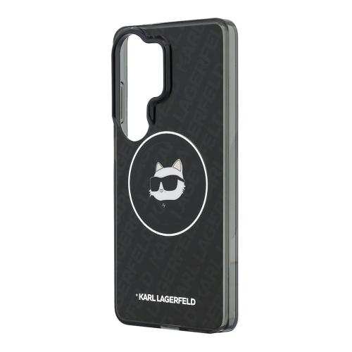 Karl Lagerfeld для Galaxy S26 Ultra чехол IML NFT Choupette Head on logo Hard Black (MagSafe)