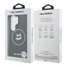 Karl Lagerfeld для Galaxy S26 Ultra чехол IML NFT Choupette Head on logo Hard Black (MagSafe)