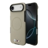 BMW для iPhone Air чехол M-series PU Full Wrapped Metal logo & Cam Hard Grey (MagSafe)