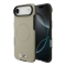 BMW для iPhone Air чехол M-series PU Full Wrapped Metal logo & Cam Hard Grey (MagSafe)