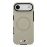 BMW для iPhone Air чехол M-series PU Full Wrapped Metal logo & Cam Hard Grey (MagSafe)