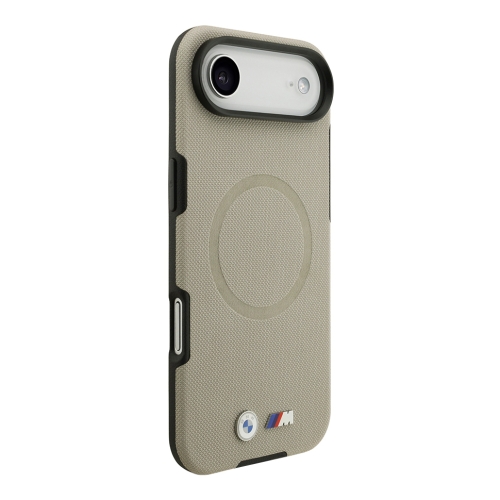 BMW для iPhone Air чехол M-series PU Full Wrapped Metal logo & Cam Hard Grey (MagSafe)