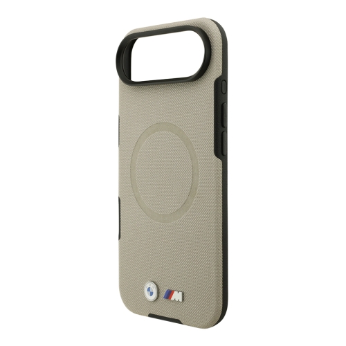 BMW для iPhone Air чехол M-series PU Full Wrapped Metal logo & Cam Hard Grey (MagSafe)