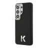 Karl Lagerfeld для Galaxy S26 Ultra чехол PU Full Wrapped K HEAD Metal logo & Cam Hard Black (MagSafe)