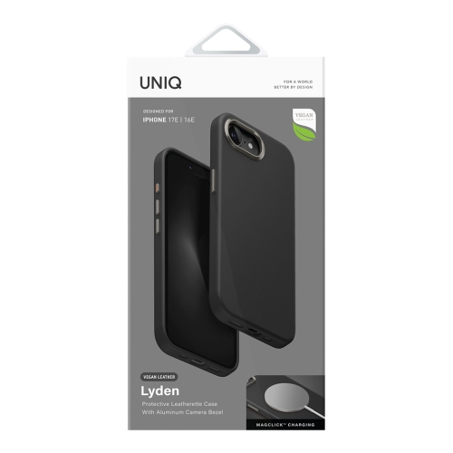 Uniq для iPhone 17e/16e чехол Lyden Dallas Black (Magsafe)